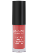 Barra Mate de Labios Líquida Coral Kiss Vegana 5 ml. Benecos